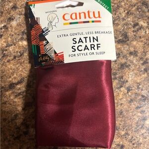 Cantu Satin Scarf in Burgundy